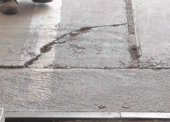 betonjavítás - előtte